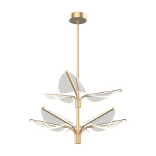 Люстра Quintiesse QN-FLORIANA-8P-L-NBR Alora Floriana Floriana 8 Leaf LED Chandelier Large Natural Brass, 62 Вт, 1818 лм, 3000К · Quintiesse · quintiesse-qn-floriana-8p-l-nbr