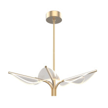 Люстра Quintiesse QN-FLORIANA-P-S-NBR Alora Floriana Floriana 5 Leaf LED Chandelier Small Natural Brass, 38 Вт, 1300 лм, 3000К · Quintiesse · quintiesse-qn-floriana-p-s-nbr