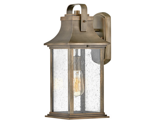 Бра Quintiesse QN-GRANT-M-BU Hinkley Grant Grant 1 Light Medium Wall Lantern Burnished Bronze
