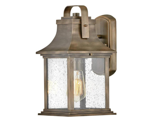 Бра Quintiesse QN-GRANT-S-BU Hinkley Grant Grant 1 Light Small Wall Lantern Burnished Bronze