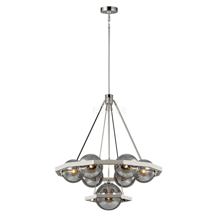 Люстра Quintiesse QN-HARPER7 Feiss Harper Harper 7 Light Chandelier Polished Nickel · Quintiesse · quintiesse-qn-harper7