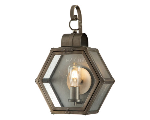 Бра Quintiesse QN-HEATH-M-BU Quoizel Heath Heath 1 Light Medium Wall Lantern Burnished Bronze