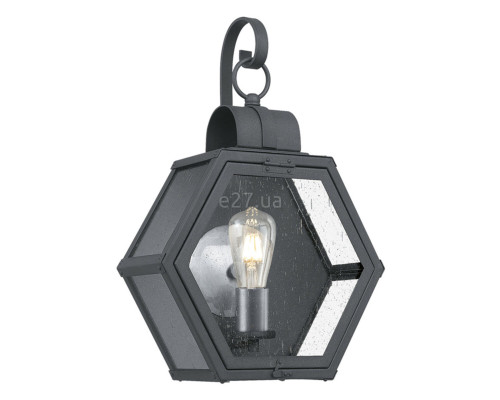 Бра Quintiesse QN-HEATH-M-MB Quoizel Heath Heath 1 Light Medium Wall Lantern Mottled Black