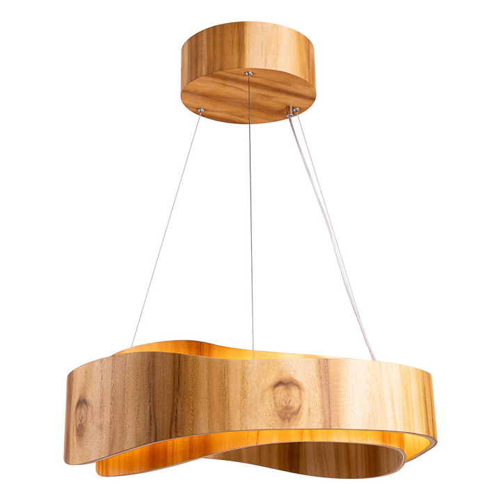 Люстра Quintiesse QN-HORIZON-RING-LED-60-TEAK Accord Horizon Horizon LED Large Ring Pendant Teak Veneer, 43 Вт, 1545 лм, 3000К · Quintiesse · quintiesse-qn-horizon-ring-led-60-teak