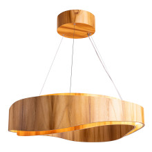 Люстра Quintiesse QN-HORIZON-RING-LED-80-TEAK Accord Horizon Horizon LED Medium Ring Pendant Teak Veneer, 58 Вт, 2058 лм, 3000К · Quintiesse · quintiesse-qn-horizon-ring-led-80-teak