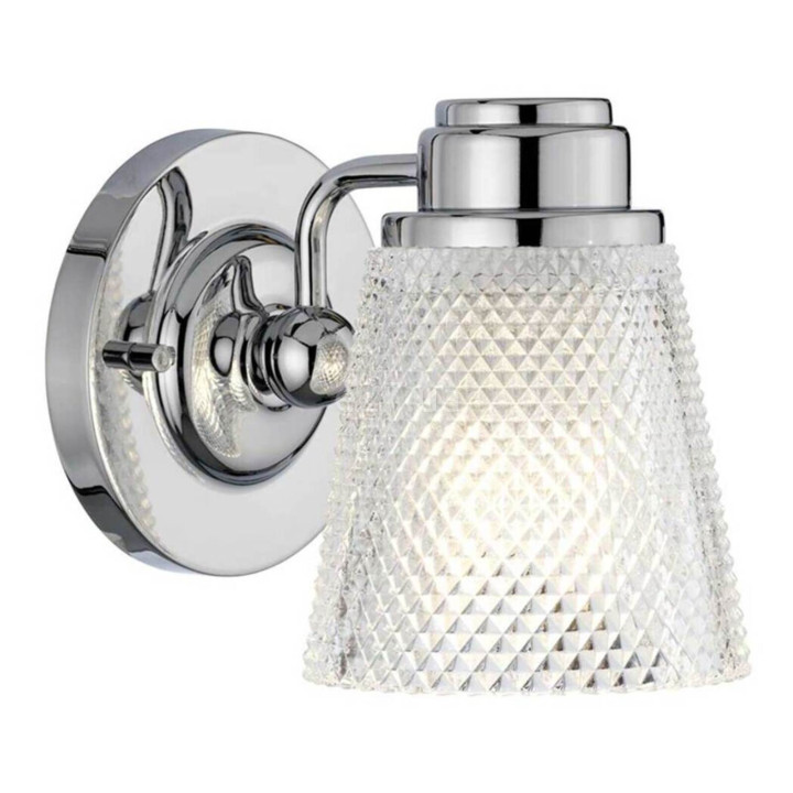 Бра Quintiesse QN-HUDSON1-BATH Hudson 1 Light Wall Light Polished Chrome · Quintiesse · quintiesse-qn-hudson1-bath