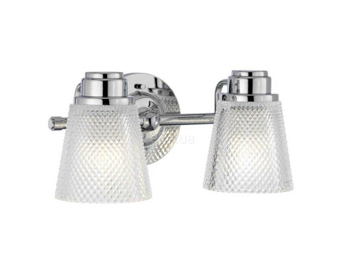Бра Quintiesse QN-HUDSON2-BATH Hudson 2 Light Wall Light Polished Chrome