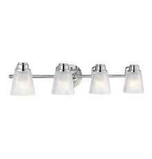 Бра Quintiesse QN-HUDSON4-BATH Hudson 4 Light Wall Light Polished Chrome