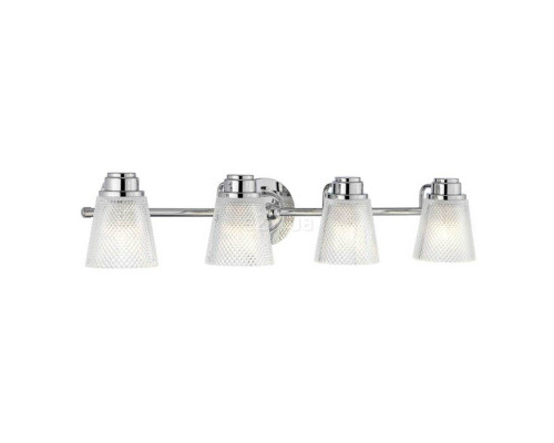 Бра Quintiesse QN-HUDSON4-BATH Hudson 4 Light Wall Light Polished Chrome