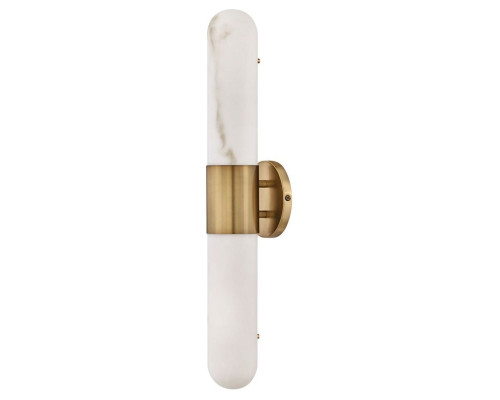 Бра Quintiesse QN-IBIZA-L-HB Hinkley Ibiza Ibiza Large LED Wall Light Heritage Brass, 21.5 Вт, 1730 лм, 3000К
