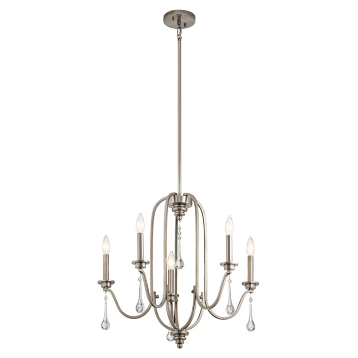 Люстра Quintiesse QN-KARLEE5 Kichler Karlee Karlee 5 Light Chandelier Classic Pewter · Quintiesse · quintiesse-qn-karlee5