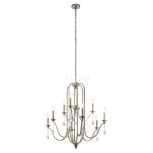 Люстра Quintiesse QN-KARLEE9 Kichler Karlee Karlee 9 Light Chandelier Classic Pewter · Quintiesse · quintiesse-qn-karlee9