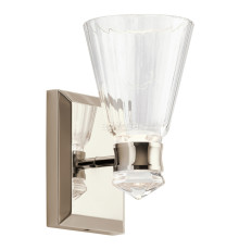 Бра Quintiesse QN-KAYVA1-PN Kichler Kayva Kayva LED 1 Arm Dual-lit Wall Light Polished Nickel, 8 Вт, 650 лм, 3000К