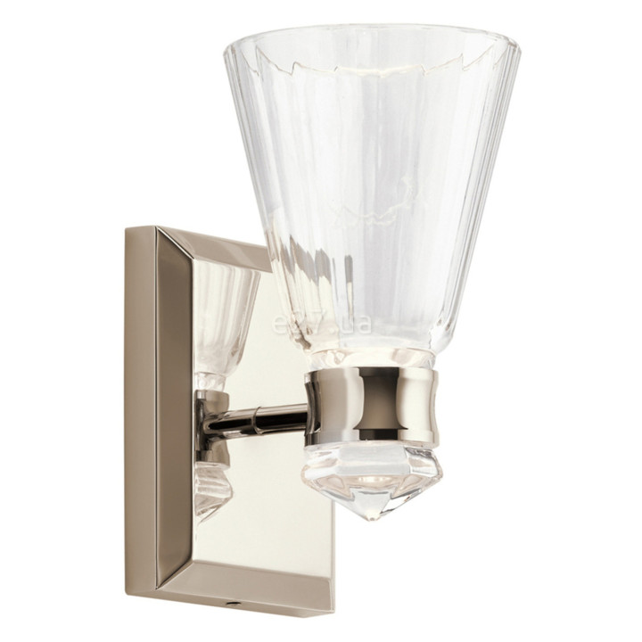 Бра Quintiesse QN-KAYVA1-PN Kichler Kayva Kayva LED 1 Arm Dual-lit Wall Light Polished Nickel, 8 Вт, 650 лм, 3000К · Quintiesse · quintiesse-qn-kayva1-pn