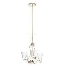 Люстра Quintiesse QN-KAYVA9-PN Kichler Kayva Kayva LED 9 Light 4 Arm Chandelier Polished Nickel, 22 Вт, 1625 лм, 3000К