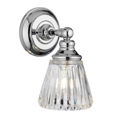 Бра Quintiesse QN-KEYNES1-BATH Keynes 1 Light Wall Light Polished Chrome