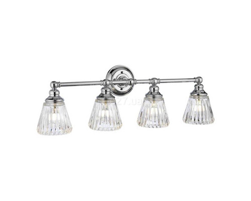 Бра Quintiesse QN-KEYNES4-BATH Keynes 4 Light Wall Light Polished Chrome