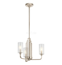 Люстра Quintiesse QN-KIMROSE3-PN Kichler Kimrose Kimrose 3 Light Chandelier Polished Nickel