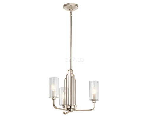 Люстра Quintiesse QN-KIMROSE3-PN Kichler Kimrose Kimrose 3 Light Chandelier Polished Nickel