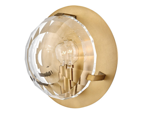 Бра Quintiesse QN-LEO-WB1-HB Hinkley Leo Leo 1 lt Wall Light Heritage Brass