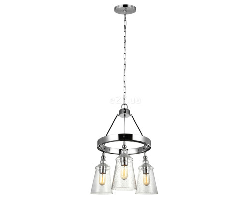 Люстра Quintiesse QN-LORAS3 Feiss Loras Loras 3 Light Chandelier Chrome