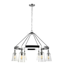 Люстра Quintiesse QN-LORAS6 Feiss Loras Loras 6 Light Chandelier Chrome