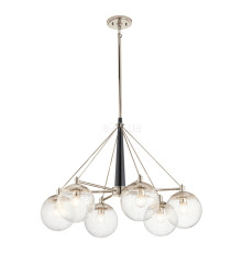 Люстра Quintiesse QN-MARILYN6 Kichler Marilyn Marilyn 6 Light Chandelier Polished Nickel