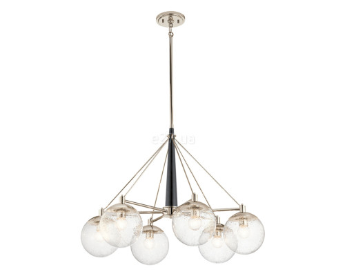 Люстра Quintiesse QN-MARILYN6 Kichler Marilyn Marilyn 6 Light Chandelier Polished Nickel