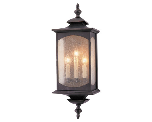 Бра Quintiesse QN-MARKET-SQUARE-L Feiss Market Square Market Square 3 Light Wall Light Oil Rubbed Bronze
