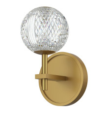 Бра Quintiesse QN-MARNI-1WB-NBR Alora Marni Marni LED Wall Light Natural Brass, 5 Вт, 317 лм, 3000К