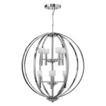 Підвісний світильник Quintiesse QN-MONDO8 Hinkley Mondo Mondo 8 Light Chandelier Polished Chrome · Quintiesse · quintiesse-qn-mondo8