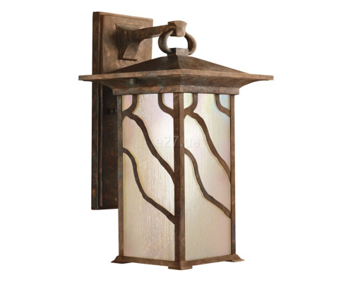 Бра Quintiesse QN-MORRIS-L Kichler Morris Morris 1 Light Large Wall Lantern Distressed Copper