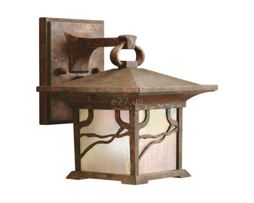 Бра Quintiesse QN-MORRIS-S Kichler Morris Morris 1 Light Small Wall Lantern Distressed Copper