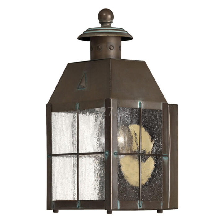 Бра Quintiesse QN-NANTUCKET-XS-AS Hinkley Nantucket Nantucket 1 Light Extra Small Wall Lantern Aged Brass · Quintiesse · quintiesse-qn-nantucket-xs-as