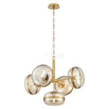 Люстра Quintiesse QN-NOTTINGHAM-5P-AB Eurofase Nottingham Nottingham 5 Lt Pendant chandelier Antique Brass · Quintiesse · quintiesse-qn-nottingham-5p-ab