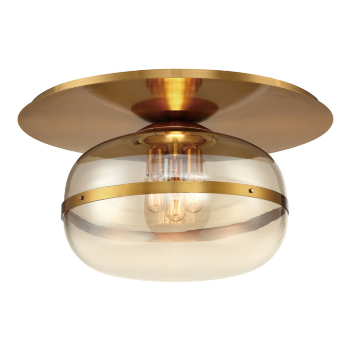 Люстра Quintiesse QN-NOTTINGHAM-F-L-AB Eurofase Nottingham Nottingham 3 Lt Ceiling Flush Large Antique Brass · Quintiesse · quintiesse-qn-nottingham-f-l-ab