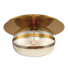 Люстра Quintiesse QN-NOTTINGHAM-F-M-AB Eurofase Nottingham Nottingham 1 Lt Ceiling Flush Medium Antique Brass