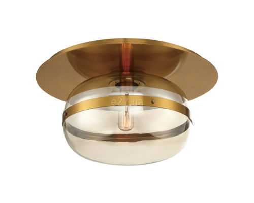 Люстра Quintiesse QN-NOTTINGHAM-F-M-AB Eurofase Nottingham Nottingham 1 Lt Ceiling Flush Medium Antique Brass
