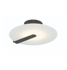 Люстра Quintiesse QN-NUVOLA-F-S-BK Eurofase Nuvola Nuvola Small Ceiling / Wall Light Matte Black, 14 Вт, 520 лм, 3000К