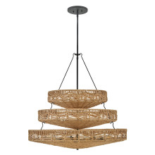 Люстра Quintiesse QN-OPHELIA-13P-BK-CAM Hinkley Ophelia Ophelia 13 lt Multi-Tier Chandelier Black/Camel · Quintiesse · quintiesse-qn-ophelia-13p-bk-cam