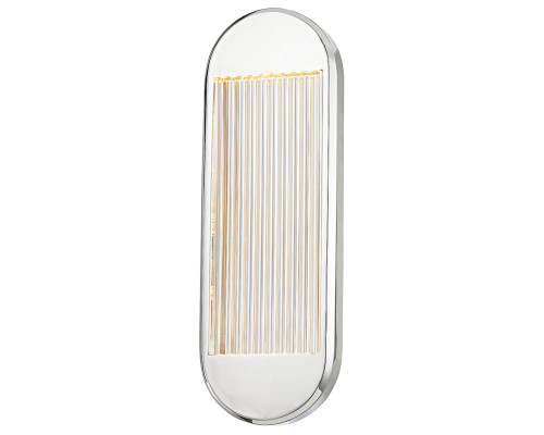 Бра Quintiesse QN-PALAIS-W-M-PN Alora Palais Palais Medium LED Wall Light Polished Nickel, 17 Вт, 349 лм, 3000К