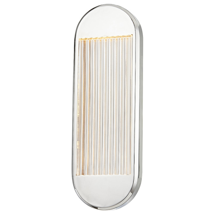Бра Quintiesse QN-PALAIS-W-M-PN Alora Palais Palais Medium LED Wall Light Polished Nickel, 17 Вт, 349 лм, 3000К · Quintiesse · quintiesse-qn-palais-w-m-pn