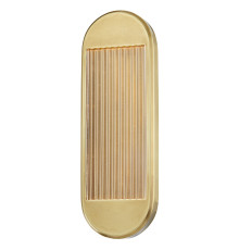 Бра Quintiesse QN-PALAIS-W-M-VBS Alora Palais Palais Medium LED Wall Light Vintage Brass, 17 Вт, 169 лм, 3000К