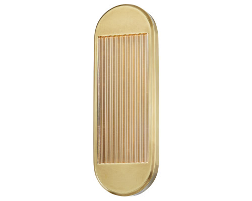 Бра Quintiesse QN-PALAIS-W-M-VBS Alora Palais Palais Medium LED Wall Light Vintage Brass, 17 Вт, 169 лм, 3000К