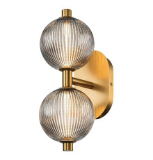 Бра Quintiesse QN-PALMAS-2W-BG Eurofase Palmas Palmas 2 Lt Wall Light Gold, 18 Вт, 1361 лм, 3000К