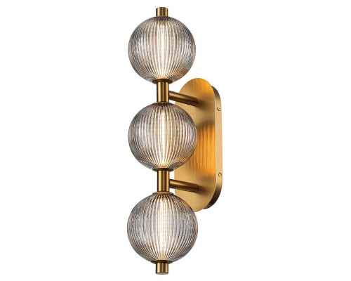 Бра Quintiesse QN-PALMAS-3W-BG Eurofase Palmas Palmas 3 Lt Wall Light Gold, 27 Вт, 1850 лм, 3000К
