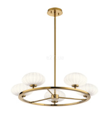 Люстра Quintiesse QN-PIM5-FXG Kichler Pim Pim 5 Light Chandelier Fox Gold