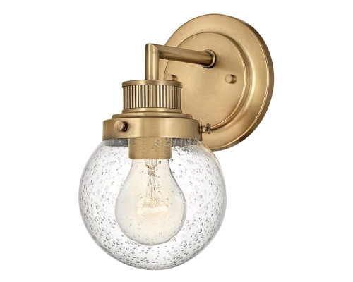 Бра Quintiesse QN-POPPY1-HB-BATH Hinkley Poppy Poppy 1 Light Wall Light Heritage Brass