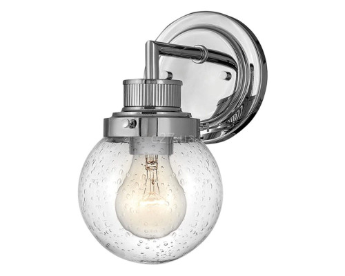 Бра Quintiesse QN-POPPY1-PC-BATH Hinkley Poppy Poppy 1 Light Wall Light Polished Chrome
