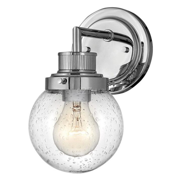 Бра Quintiesse QN-POPPY1-PC-BATH Hinkley Poppy Poppy 1 Light Wall Light Polished Chrome · Quintiesse · quintiesse-qn-poppy1-pc-bath